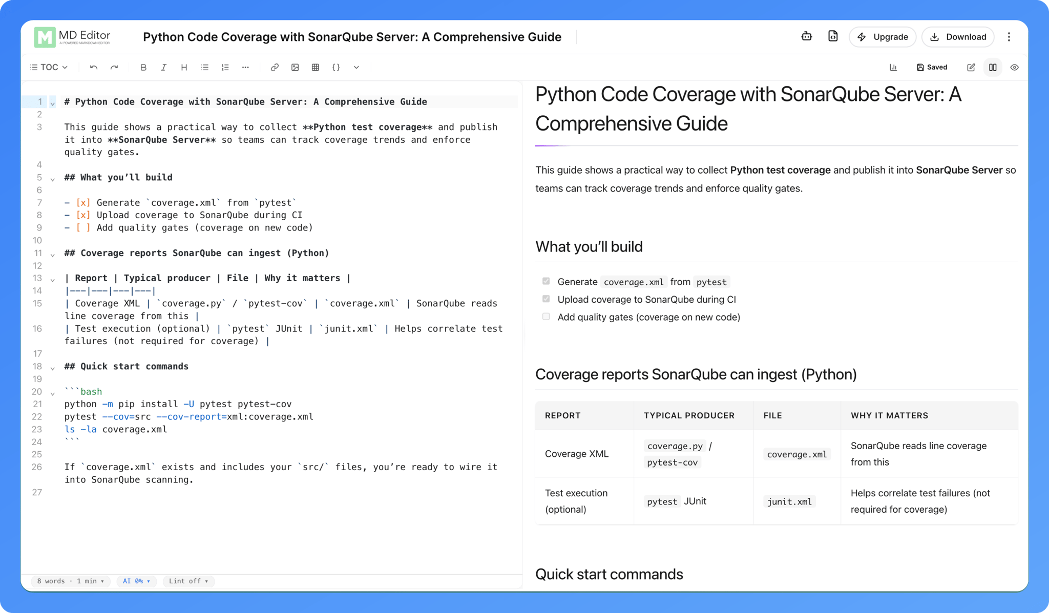 Markdown Viewer & Live Preview - MD Editor | MD Editor
