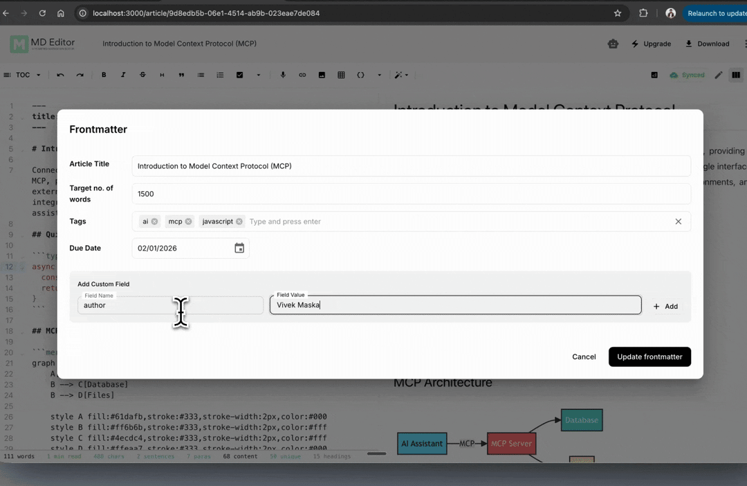 mdedit.ai - AI-Powered Markdown Editor for Writers, Developers ...