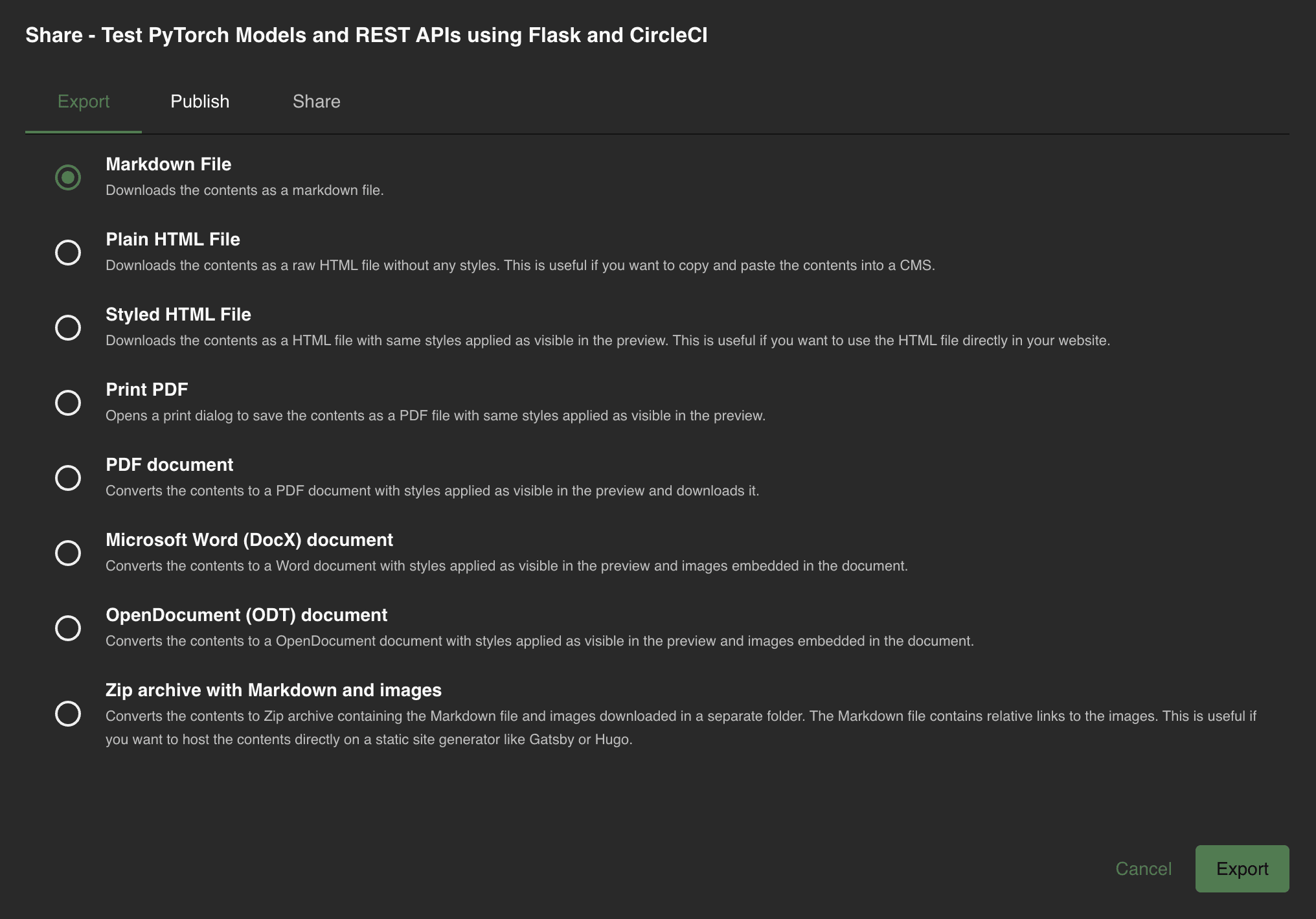 Tools directory